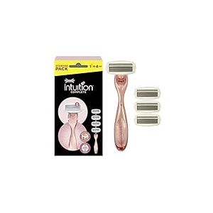 Wilkinson Sword - Intuition Complete - Lames de rasoir pour femme - Pack de 4 lames + manche