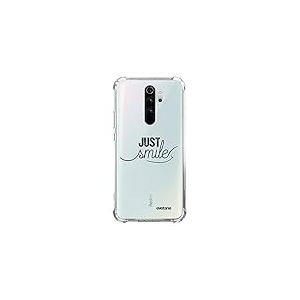 Evetane Coque pour 6.53" Xiaomi Redmi Note 8 Pro, Just Smile