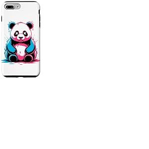 Graffiti Art Fondue Panda Ours Pandas Coque pour iPhone 7 Plus/8 Plus