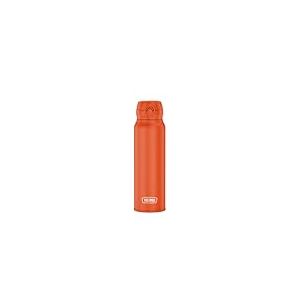 THERMOS Bouteille isotherme, en acier inoxydable, 0,75 l, orange brillant mat, 10 h chaud/20 h froid, entièrement étanche, pour eau, thé, boissons calmes