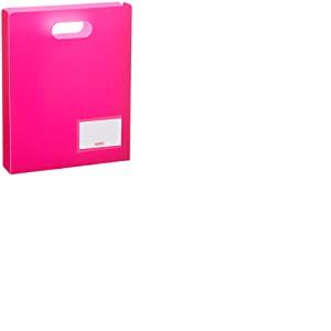 Brunnen- Lot de 6 bo&icirc;tes de classement Format A4, 1026366185, Rose Bonbon