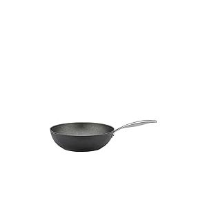 Spring Meridian Intense Pro Poêle wok, revêtue, en aluminium recyclé, compatible induction, four, revêtement anti-adhésif triple couche, passe au lave-vaisselle, diamètre 28 cm, hauteur 8,4 cm