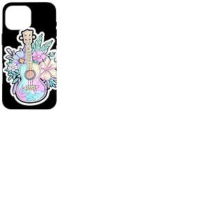 Ukulele Comic Style Ukulelist Guitalele Coque pour iPhone 16 Pro Max
