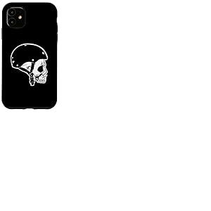 T&ecirc;te de Mort avec Casque de Skateboard Coque pour iPhone 11