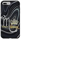 Scorpion Queen Zodiac Anniversaire Glam Astrologie Coque pour iPhone 7 Plus/8 Plus