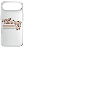 Vintage 1981 Retro Sunset Classic 45 Ans, 45e Anniversaire Coque pour iPhone Air