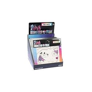 Nice Group - Monster High Face Tattoo, 1 paquet surprise de gemmes adhésives pour le visage.