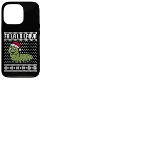 Pull moche Fa la la Larva, drôle d'insecte Noël Coque pour iPhone 13 Pro
