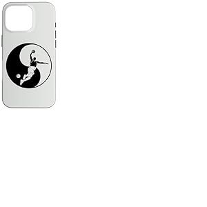 Joueur de Basket-Ball Yin-Yang-Symbol Basketball Basketball Coque pour iPhone 16 Pro