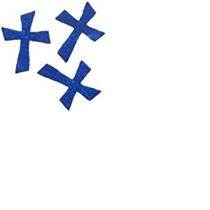 Petra S krf2540-News A pour travaux &ndash; 50 50 x Croix 40 mm, Feutre Bleu fonc&eacute;