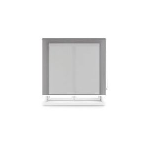 Blindecor Store Enrouleur Screen sur Mesure Store Enrouleur Screen sur Mesure Couleur Gris foncé 65 x 180 cm Dimensions du Tissu 62 x 175 cm