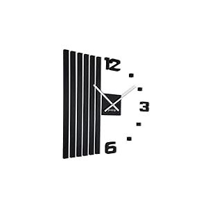 Horloge Murale 3D DIY en Bois de ch&ecirc;ne Lattes Grande Horloge Murale 60 cm 3D Design Moderne EKO horloges murales d&eacute;coration Montres pour Bureau, Salon, Chambre &agrave; Coucher Articles de d&eacute;coration