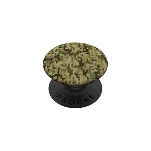 Motif Camouflage Multi-échelles - Camouflage numérique PopSockets PopGrip Adhésif