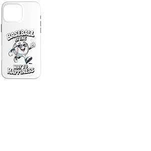 Baseball Is the Way to Happiness Swing, Smile, Repeat Coque pour iPhone 16 Pro Max