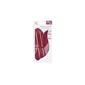 Tulip KS-800425 Aiguilles à Tricoter, Bambou, Beige, 80 cm x 4,25 mm