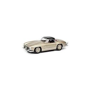 Schuco 450258800 450258800-MB 300 SL Champagne 1:43 Voiture Miniature, Or