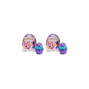 Hatchimals Alive, Neon Rainbow, Set de 1 Figurine Surprise Blind Box (Les Styles Peuvent Varier), œuf Qui révèle la Couleur (Lot de 2)