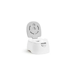 Munchkin Siège de Potty Multistage 3-en-1 | Siège de Formation, Potty et Marchepied Amovible Sécurisé pour Tout-Petits, Enfants et Bébés | Gris