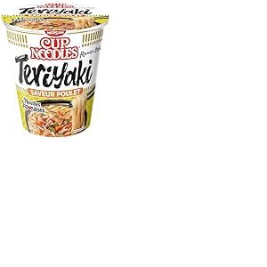 NISSIN- Nouilles Japonaisas - Saveur Teriyaki Chicken - 1 carton de 8 cups