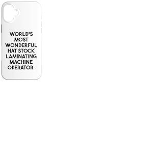 Opérateur de machine à plastifier le plus merveilleux au monde Coque pour iPhone 16 Plus
