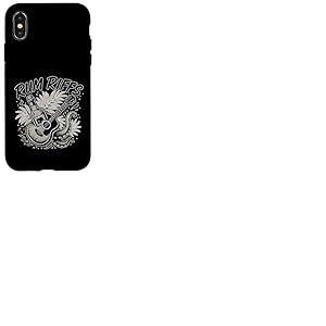 Rum Riffs Tentacule Pirate pour guitare Coque pour iPhone X/XS