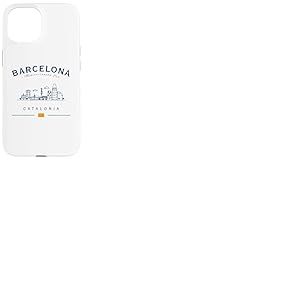 Drapeau de Barcelone Catalogne Sagrada Família Souvenir Coque pour iPhone 15