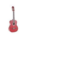 GEWApure Guitare classique BASIC 1/2 rouge transparent