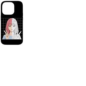 Dessin anim&eacute;, Dessin mi-Couleur, Demi-Ligne Coque pour iPhone 14 Pro