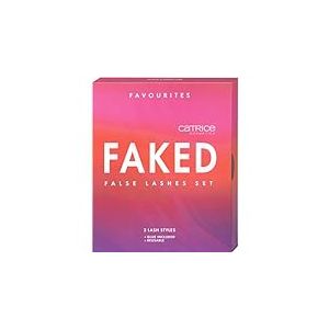 Catrice Faked False Lashes 01 Lot de 3 paires de faux cils sans microparticules de plastique Sans nanoparticules Sans parfum Sans huile Noir