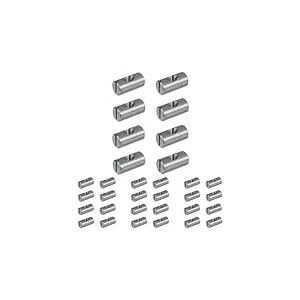 cyclingcolors 8x ferrure d'assemblage filetage M6 x longueur L : 14mm acier &eacute;crou connecteur meuble bois lit b&eacute;b&eacute; berceau table chaise armoire &eacute;tag&egrave;re goujon excentrique (Lot de 4)