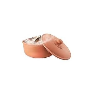Römertopf Moule à pain en terre cuite pour une expérience de cuisson naturelle Diamètre 23 cm