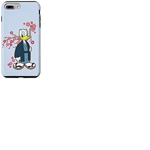 Disney Donald Duck in Kimono Cherry Blossoms Spring Sakura Coque pour iPhone 7 Plus/8 Plus
