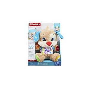 Fisher-Price Puppy Eveil Progressif | Peluche Musicale et Interactive | Plus de 75 Chansons et 3 Niveaux D'apprentissage | Jouet bébé 6 Mois et Plus pour Filles et Garçons, Version: Espagnol, FPM53