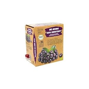 Jus d'Aronia Bio, 3 Litres - Issu de la culture allemande - 100% Jus, pack de 30 jours - sans sucre ajouté, sans édulcorants (conformément à la législation).