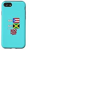 Drapeau jama&iuml;cain Plus Porto-ricain Patrimoine Cadeau Coque pour iPhone SE (2020) / 7/8