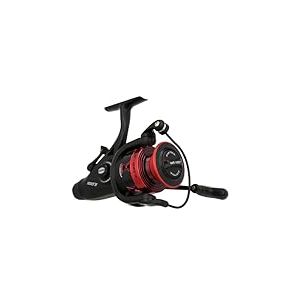 PENN Fierce IV Live Liner - Moulinet de pêche, pêche côtière, pêche côtière Polyvalente pour Bateau, Kayak, Rivage, Jigging, Surf et Utilisation Polyvalente, Unisexe, Noir/Rouge, 8000