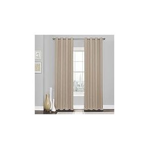 Eclipse Rideaux Thermaweave Panneaux de Rideaux occultants, Naturel, 132,1 x 213,4 cm