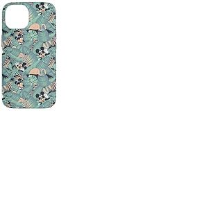 Disney Mickey Mouse Summer Tropical Beach Leaves Pattern Coque pour iPhone 14