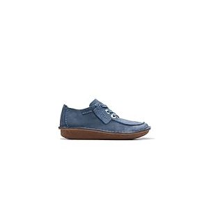 Clarks Funny DreamOxford pour Homme, Nubuck Bleu, 3.5 UK
