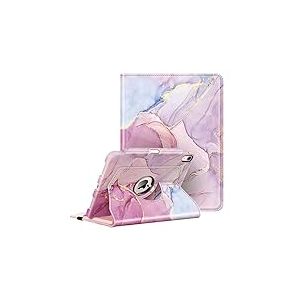 Fintie Étui Rotatif pour iPad Air 5e génération (2022)/iPad Air 4e génération (2020) 10,9 po avec Porte-Stylet, Support Rotatif à 360 degrés, Mise en Veille/réveil Automatique, marbre Scintillant