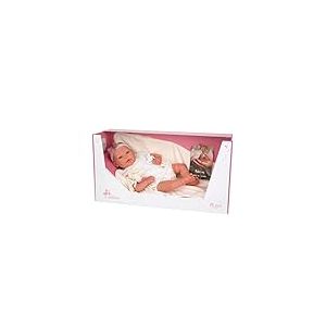 ARIAS Reborn Naroa Poup&eacute;e r&eacute;aliste avec Couverture et poup&eacute;e, 45 cm, b&eacute;b&eacute; r&eacute;aliste avec v&ecirc;tements, t&eacute;tine et t&eacute;tine, Pointe en Vinyle et Corps Souple, Jouet pour gar&ccedil;ons et Filles &agrave; partir de 3 Ans