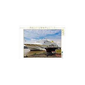 CALVENDO Puzzle Un Bateau de croisière à l'ancre 1000 Pieces 64 x 48 cm from ropo13