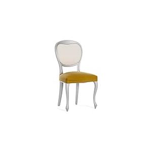 EYSA Housse de Chaise, Polyester Spandex Blend, 05 Moutarde, sans Dossier