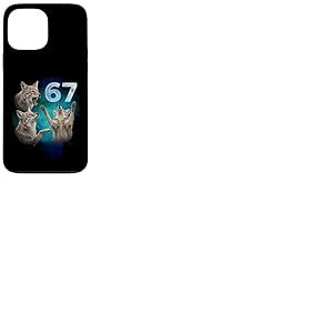 67 Meme Coyote Hurlant &agrave; la Lune Six Seven Coque pour iPhone 13 Pro Max