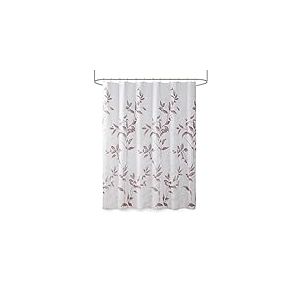 Madison Park Rideau de Bain Moderne en Tissu d'intimité, Mauve, 183 cm de Large x 183 cm de Long
