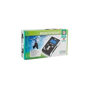 I-Tech MAG 2000 Plus, pour magnétothérapie domestique et professionnelle, 2 canaux de 200 Gauss chacun, 35 programmes, jusqu'à 10 mémoires utilisateur, bande élastique avec 3 solénoïdes