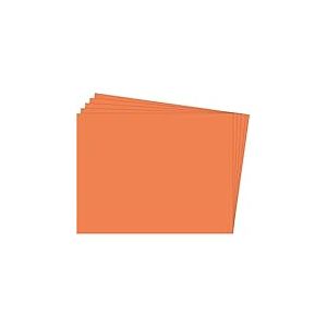 Fixo Paper 11100555 Lot de 125 cartons 50 x 65 cm Grand carton couleur mandarine 180 g