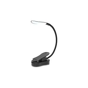 Lampe de lecture pince de livre, lampe de livre avec 7 LED, 3 modes de temp&eacute;rature de couleur, lampe &agrave; pince &agrave; luminosit&eacute; continue, lampe &agrave; pince rechargeable USB, flexible &agrave; 360 &deg;