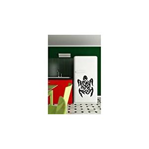 Tatoutex Stickers Tortue Tribal - Noir, L 48cm x H 40cm