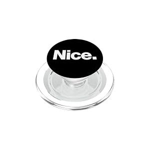 Le Mot Nice | Un Design de Noël Qui Dit Gentil PopSockets PopGrip pour MagSafe